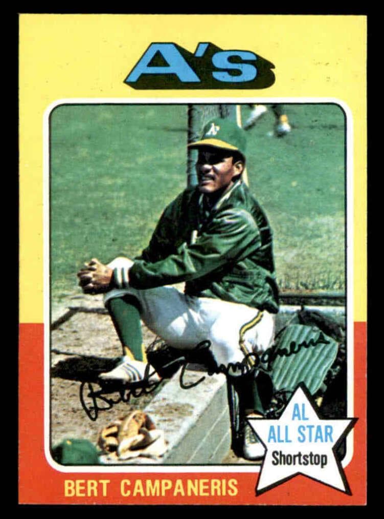 Bert Campaneris 1975 topps Topps Mini