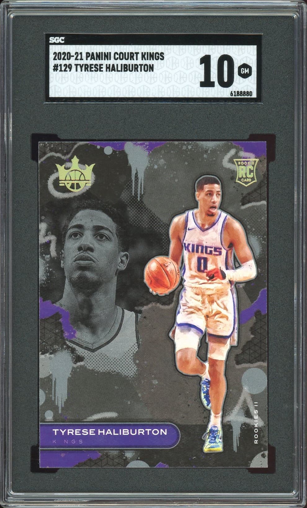 Tyrese Haliburton 2020 panini Panini Court Kings