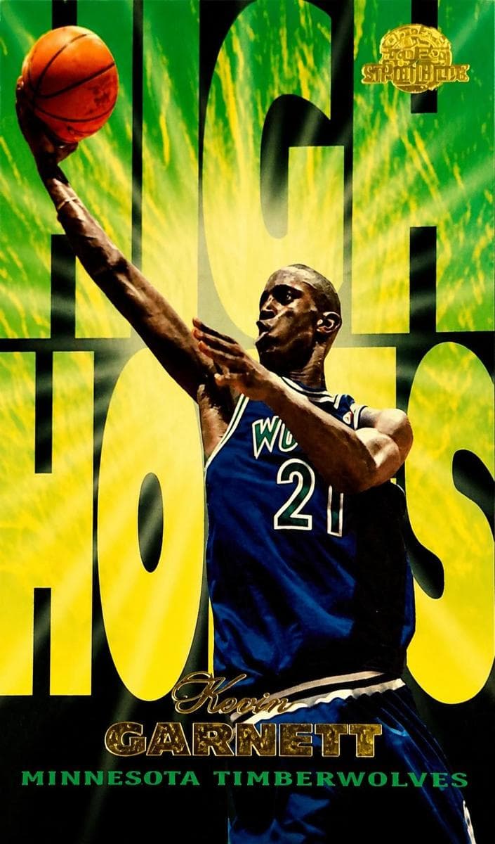 Kevin Garnett 1995 fleer