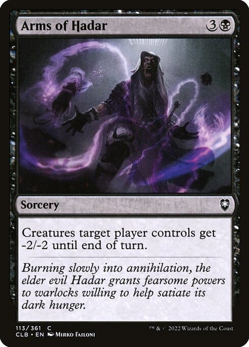 Arms of Hadar 2022 Magic: The Gathering Commander Legends: Battle for Baldur's Gate