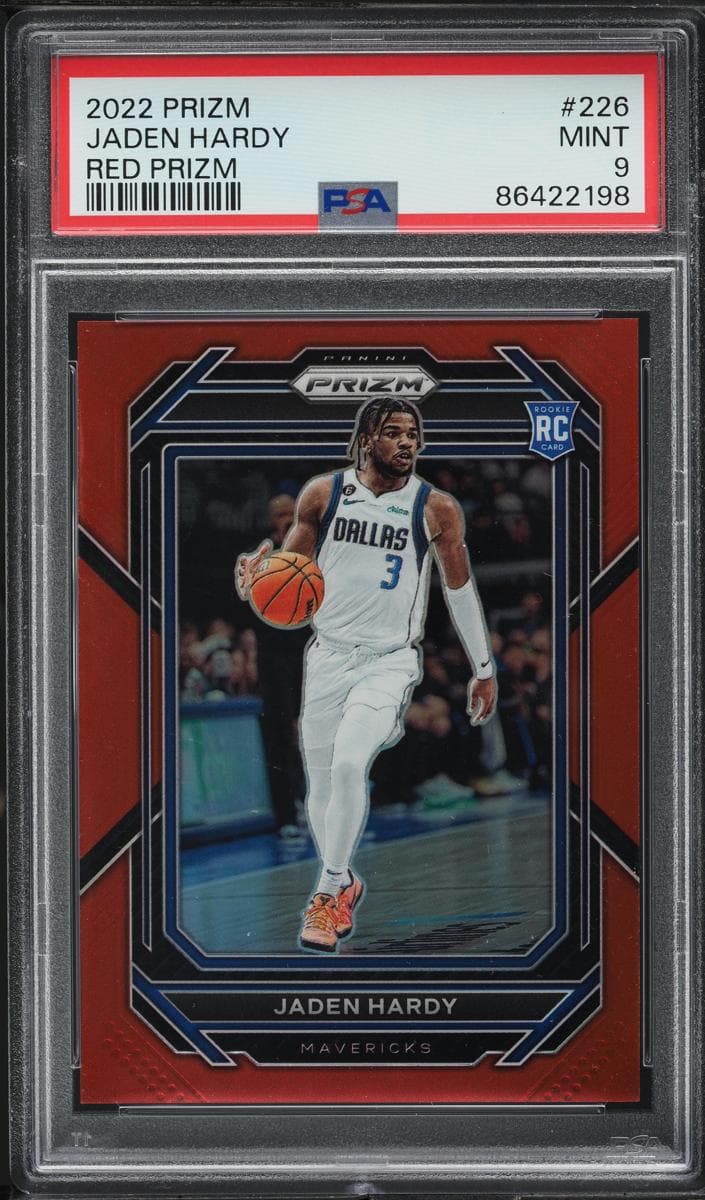 Jaden Hardy trading card