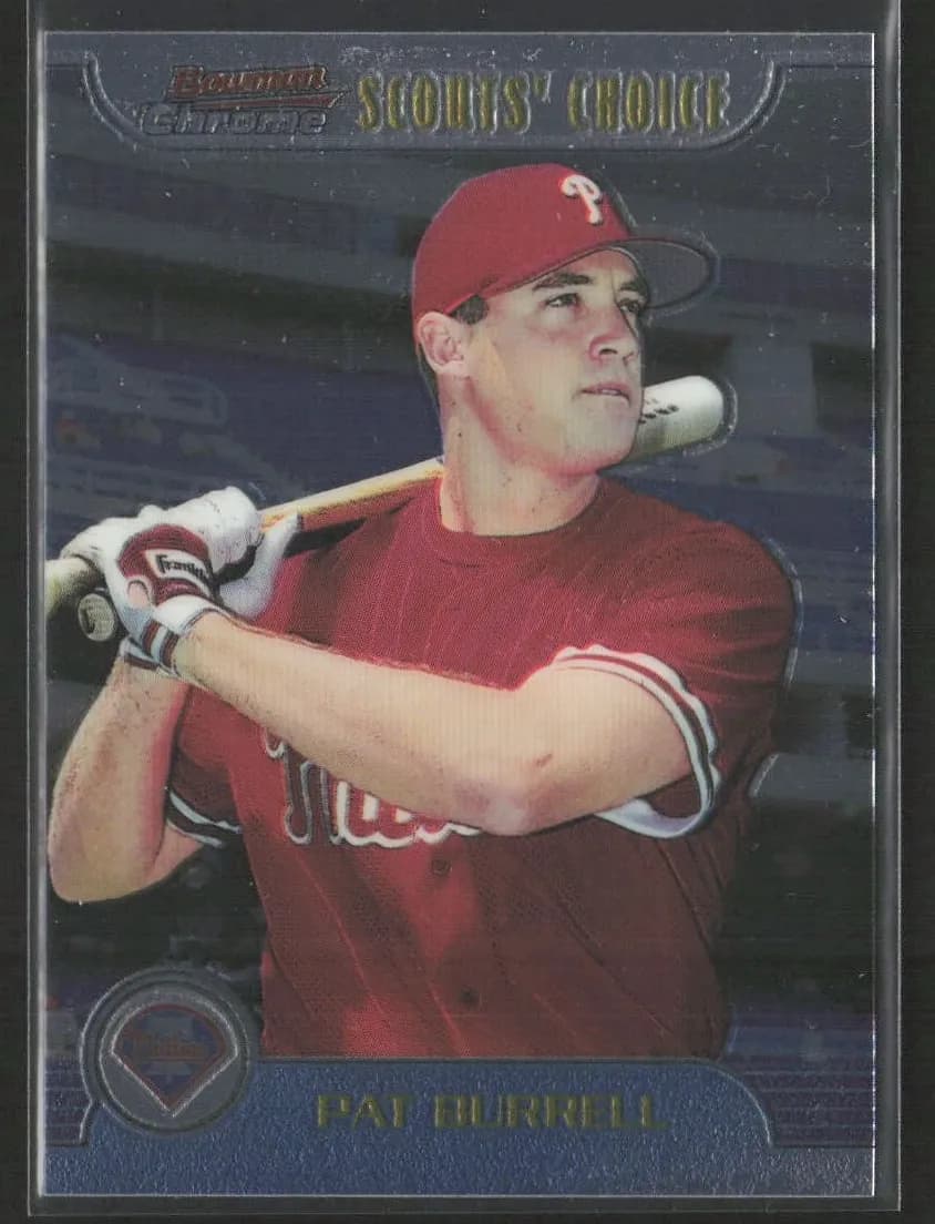 Pat Burrell 1999 bowman Bowman Chrome