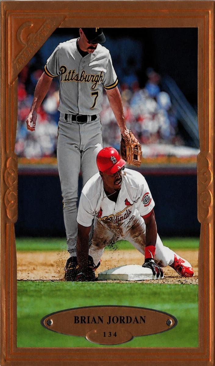 Brian Jordan 1997 topps Topps Gallery