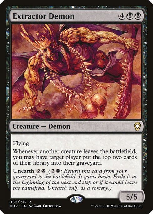Extractor Demon 2009 Magic: The Gathering Conflux