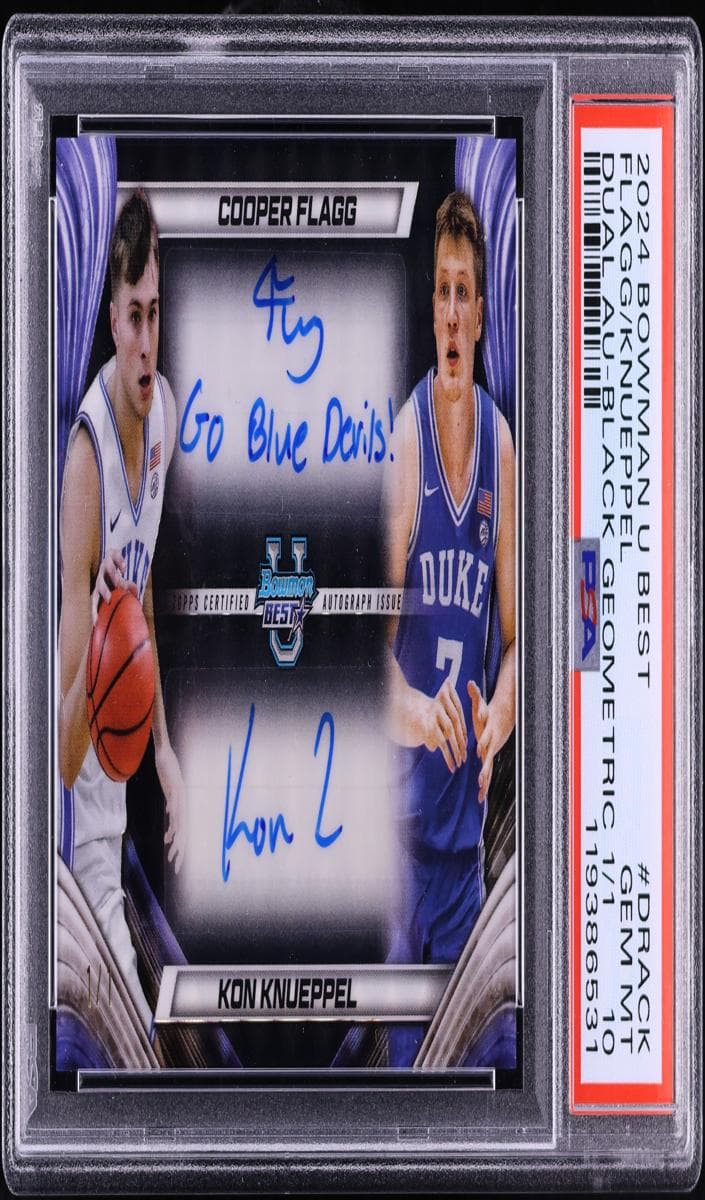 Cooper Flagg 2024 bowman