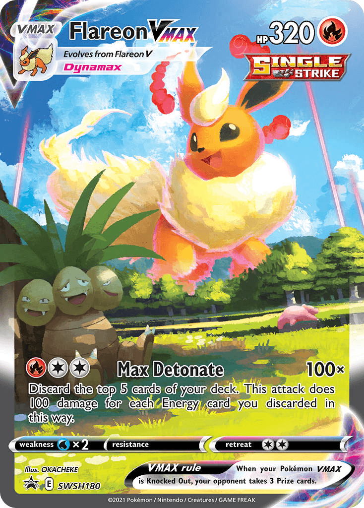 Flareon VMAX Pokemon Chinese csHC
