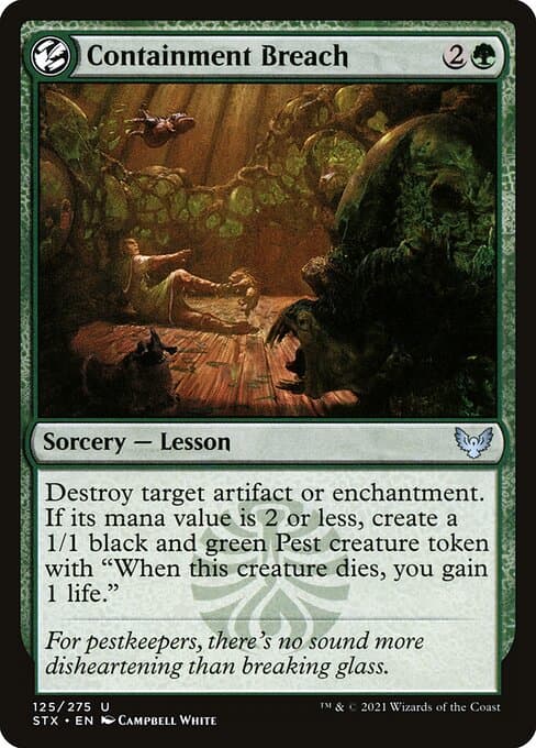 Containment Breach 2021 Magic: The Gathering Strixhaven School of Mages