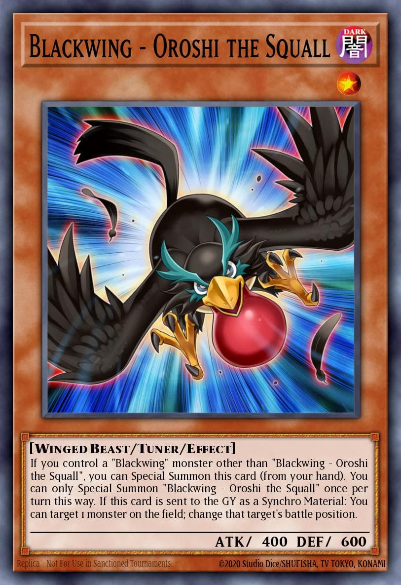 Blackwing - Oroshi the Squall 2025 Yu-Gi-Oh! Legendary 5D's Decks