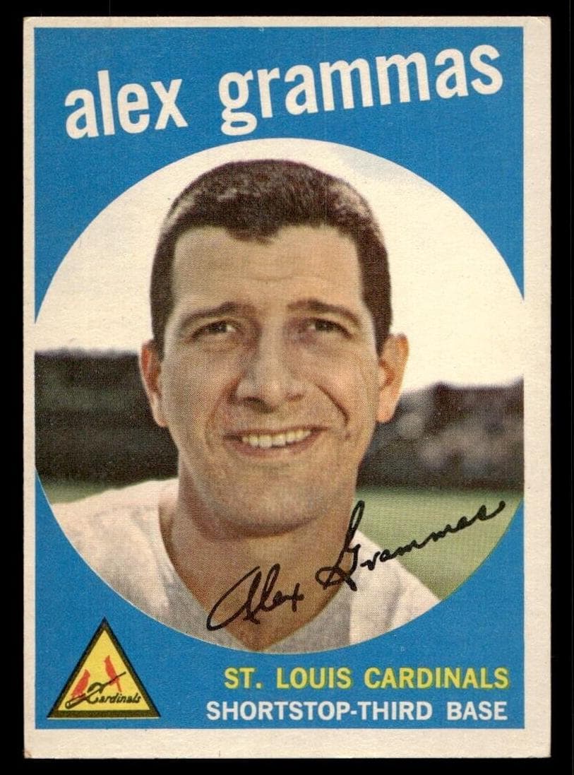 Alex Grammas 1959 topps Topps