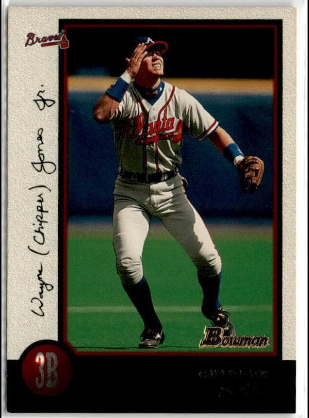 Chipper Jones 1998 bowman Bowman Chrome