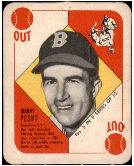 Johnny Pesky 1951 topps