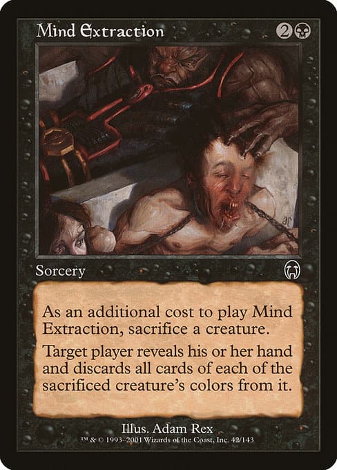 Mind Extraction 2001 Magic: The Gathering