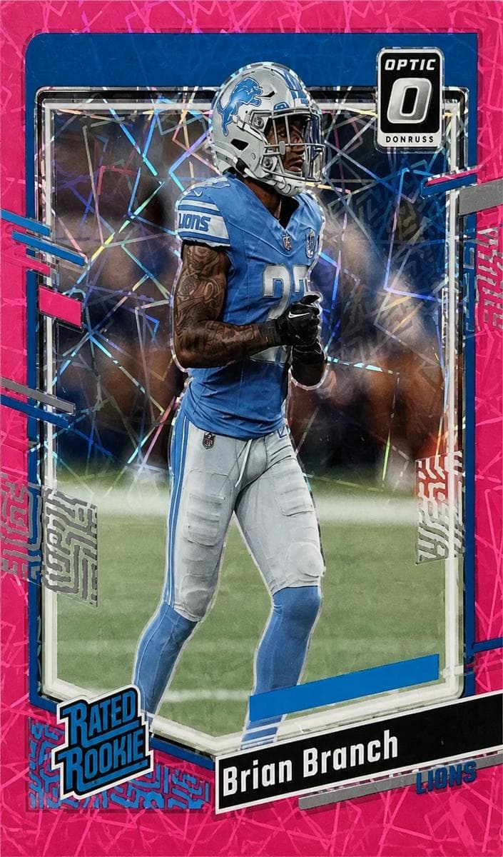Brian Branch 2023 panini Donruss Optic
