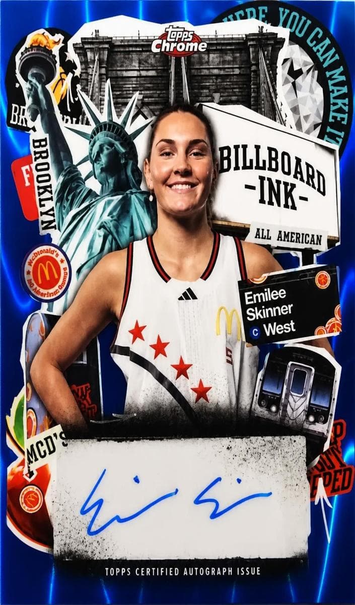 Emilee Skinner 2025 topps Topps Chrome McDonald's All American