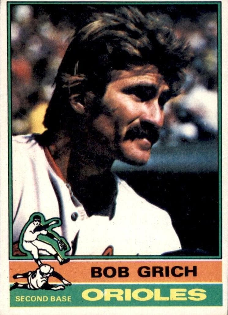 Bob Grich 1976 topps Topps