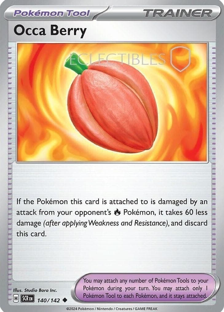 Occa Berry trading card