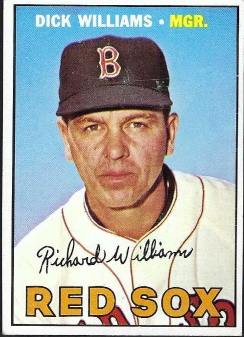 Dick Williams 1967 topps Topps