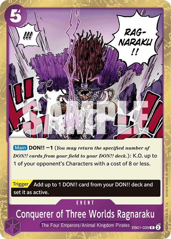 Conquerer of Three Worlds Ragnaraku #EB01-039