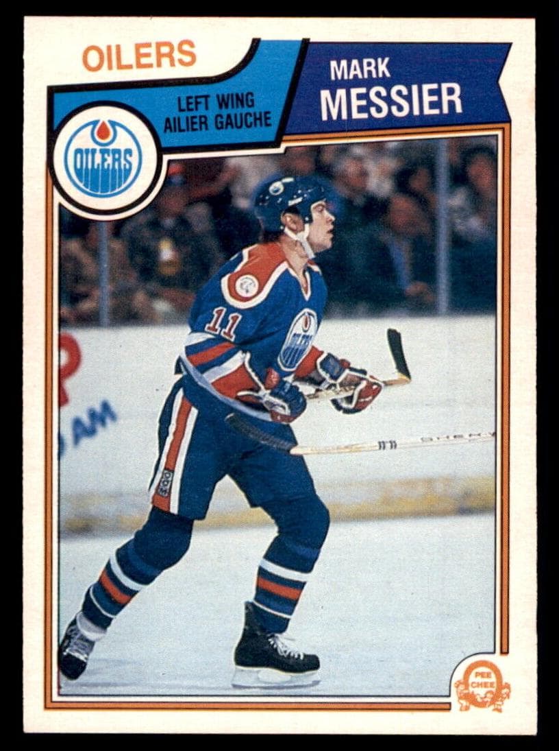 Mark Messier 1983 topps O-Pee-Chee