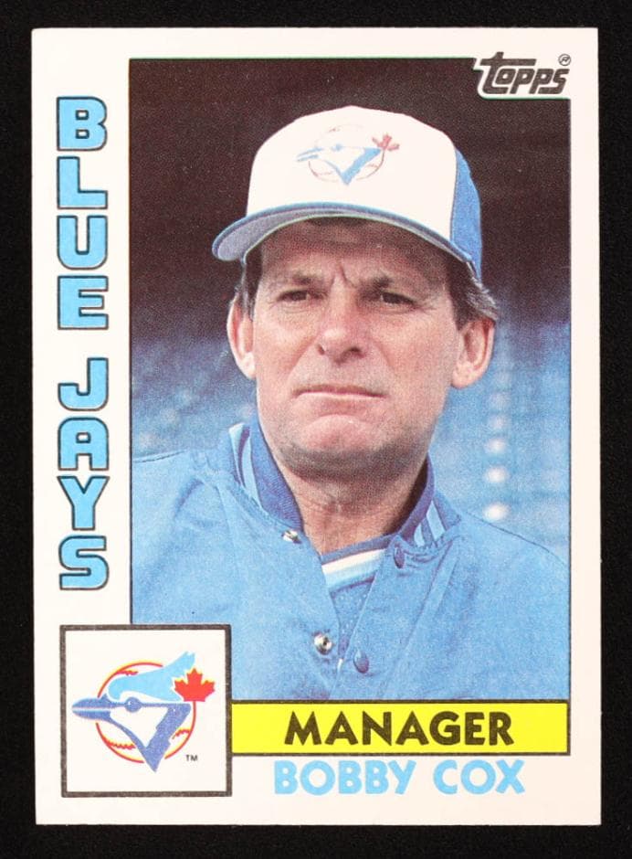 Bobby Cox 1984 topps Topps