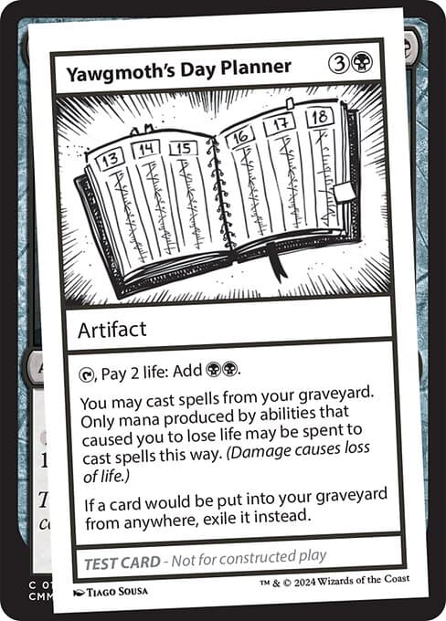 Yawgmoth's Day Planner #319