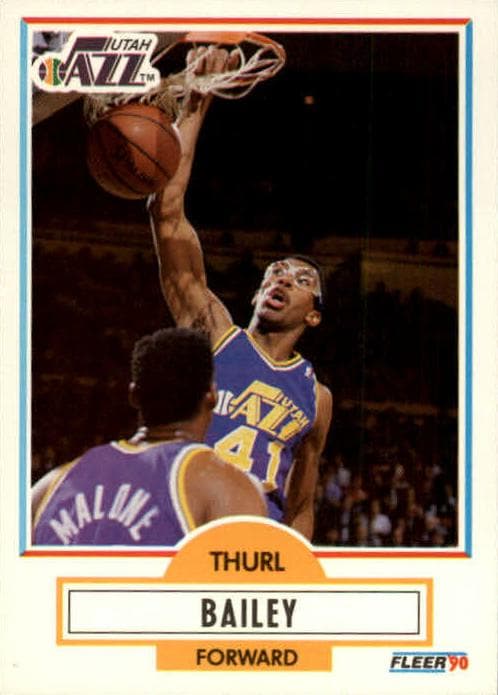 Thurl Bailey 1990 fleer Fleer