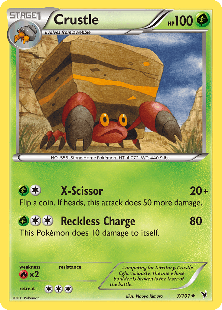 Crustle 2011 Pokemon Noble Victories