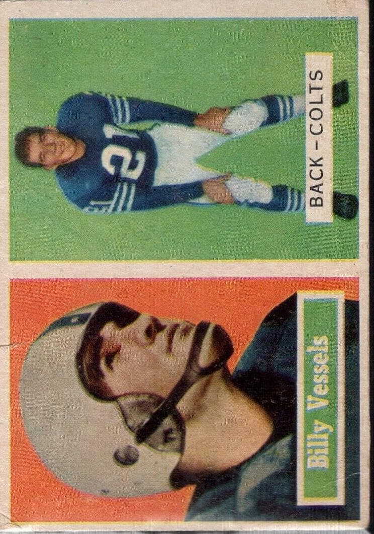 Billy Vessels 1957 topps Topps