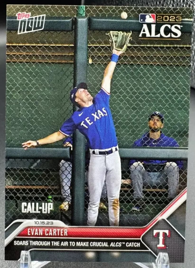 Evan Carter 2023 topps Now