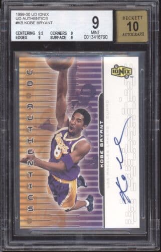 Kobe Bryant 1999 upper-deck Upper Deck