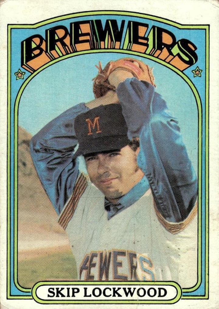 Skip Lockwood 1972 topps Topps