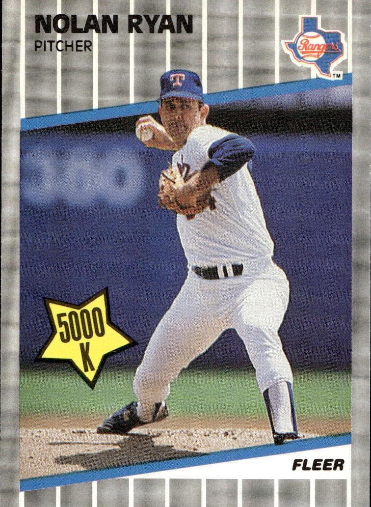 Nolan Ryan 1989 fleer Fleer Update