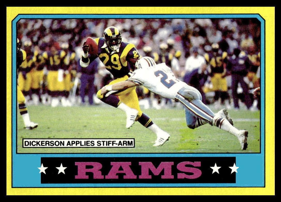 Rams Team Leaders trading card