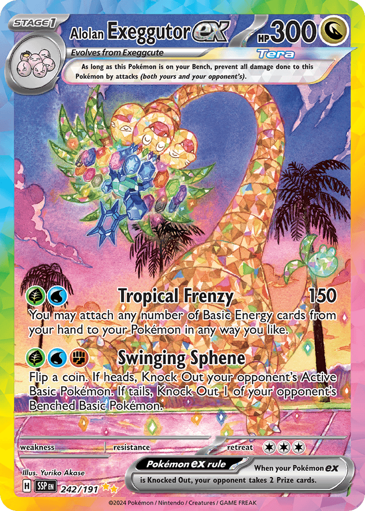 Alolan Exeggutor ex 2024 Pokemon