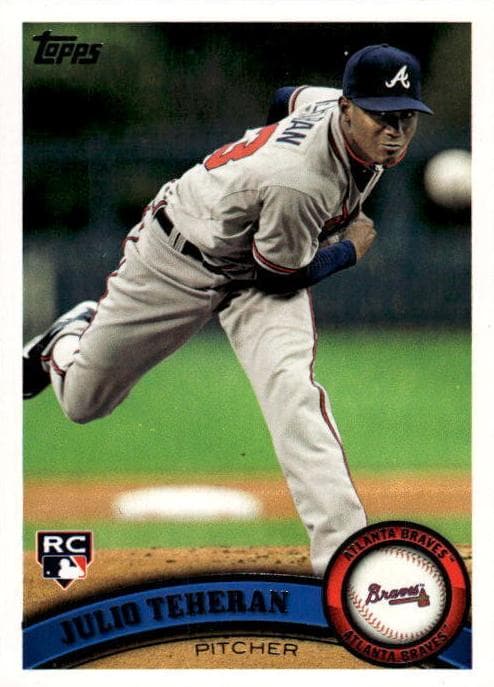 Julio Teheran trading card