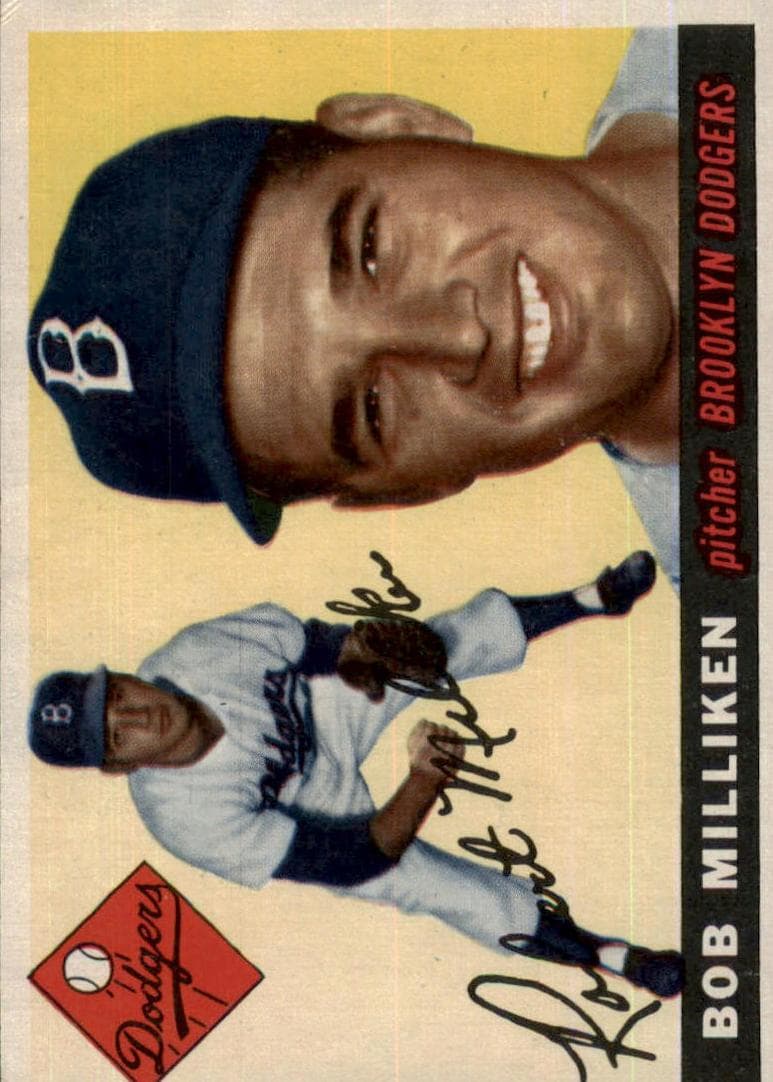 Bob Milliken 1955 topps Topps