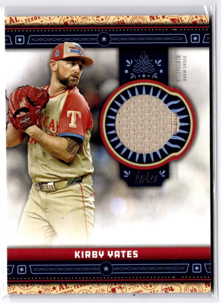 Kirby Yates trading card