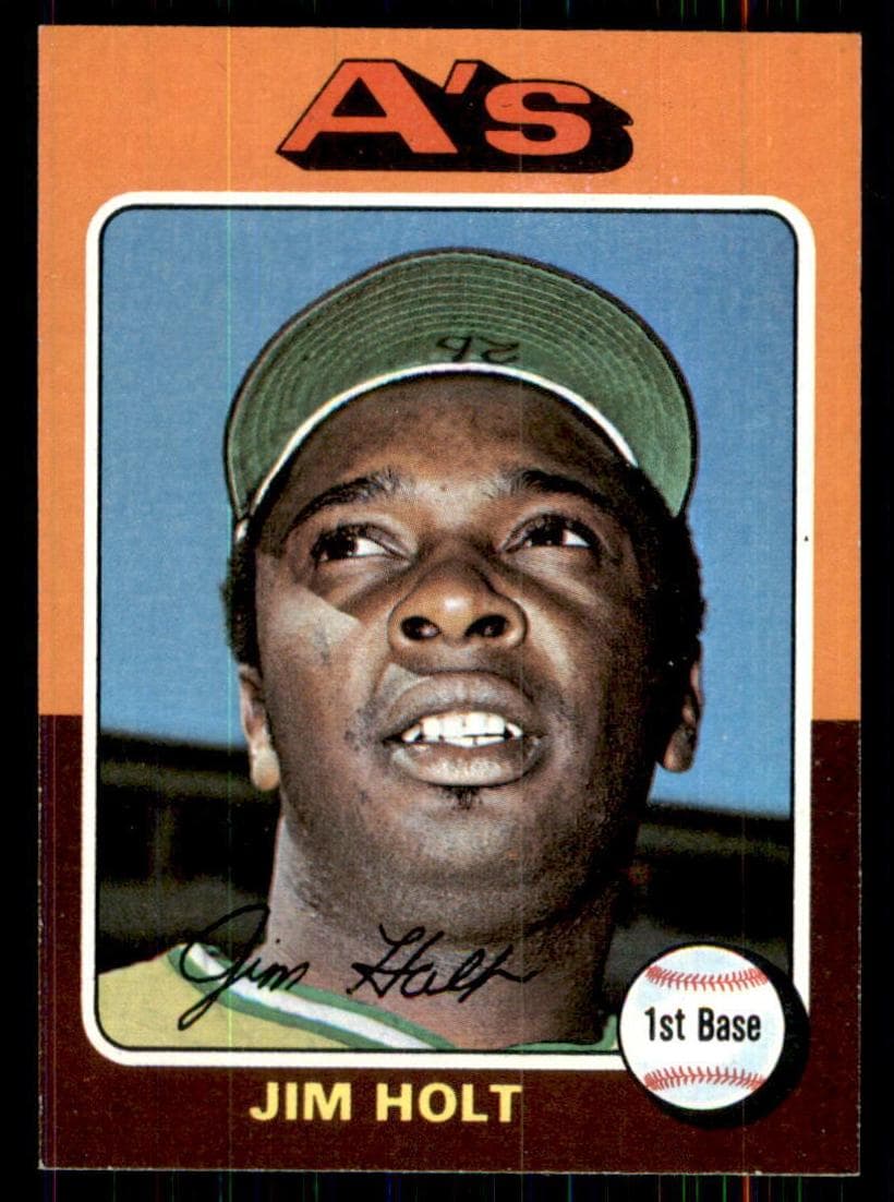 Jim Holt 1975 topps Topps