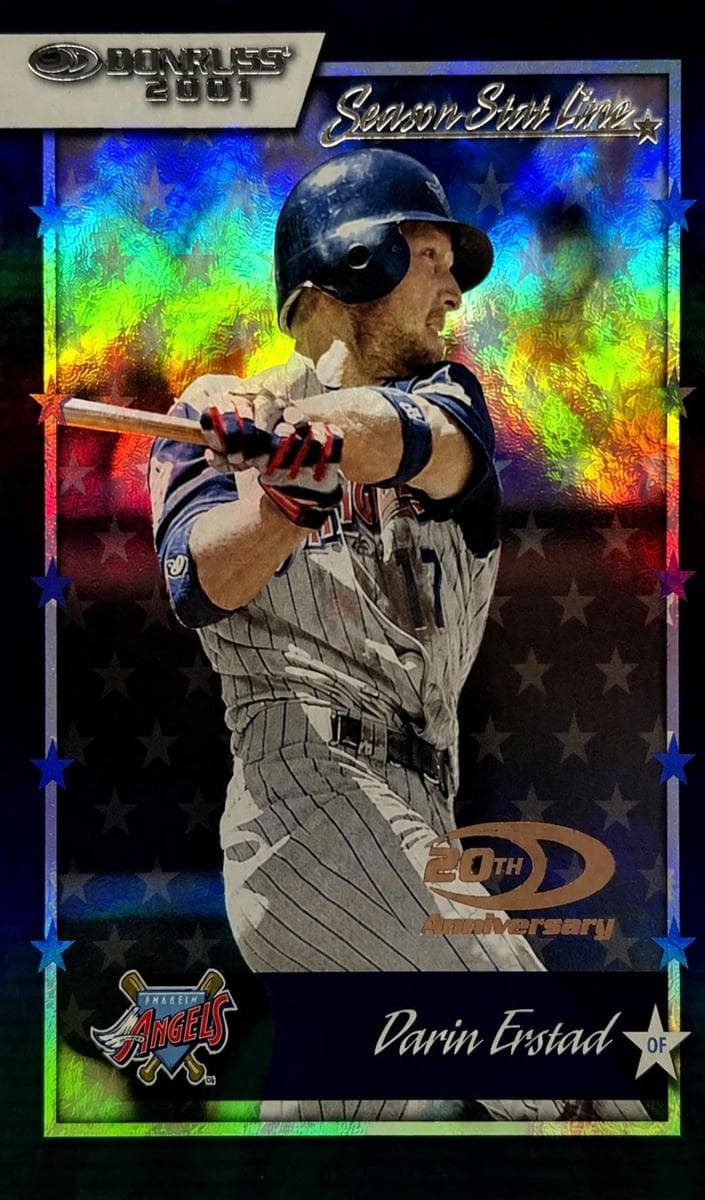 Darin Erstad 2001 panini Donruss