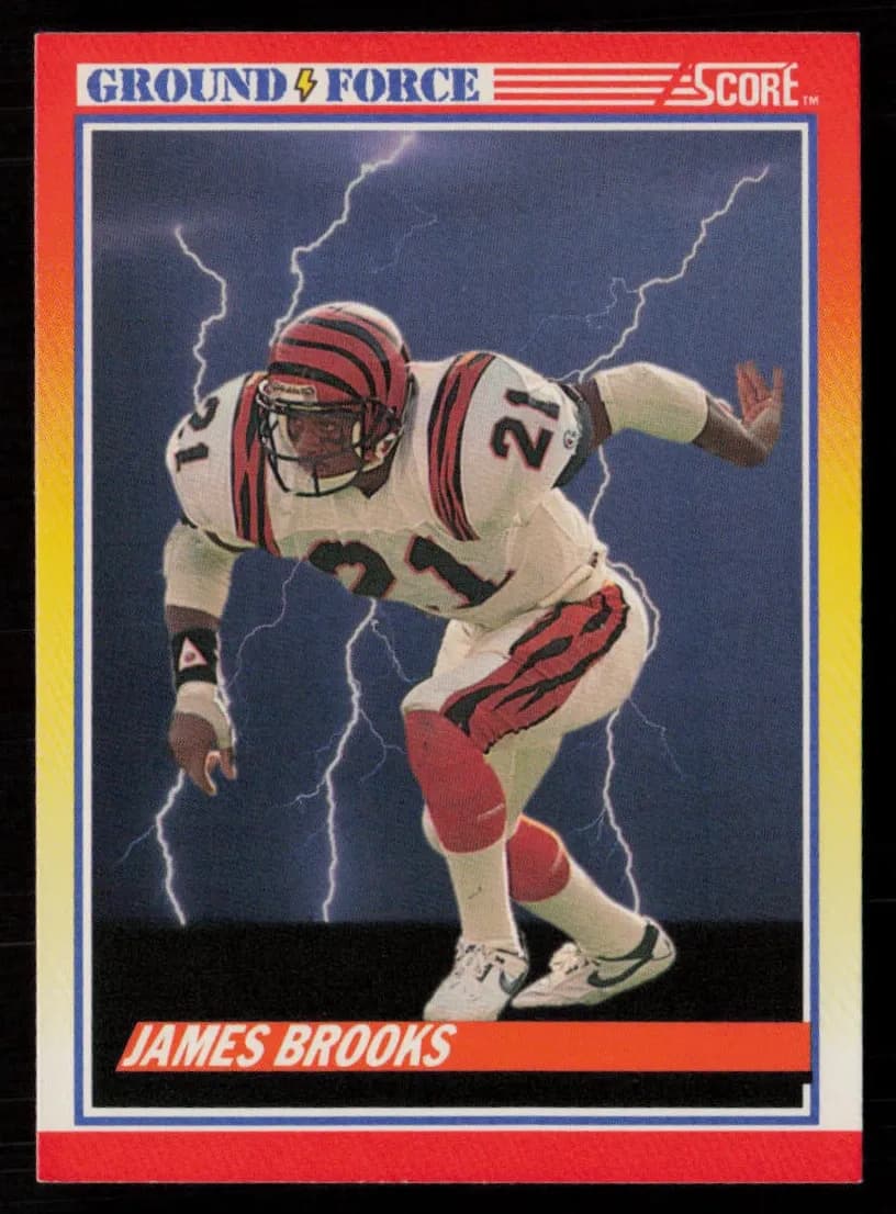 James Brooks 1990 panini Score