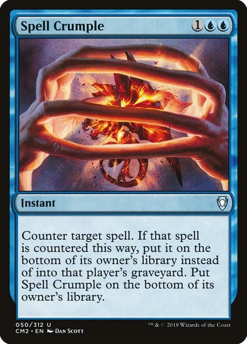 Spell Crumple 2018 Magic: The Gathering