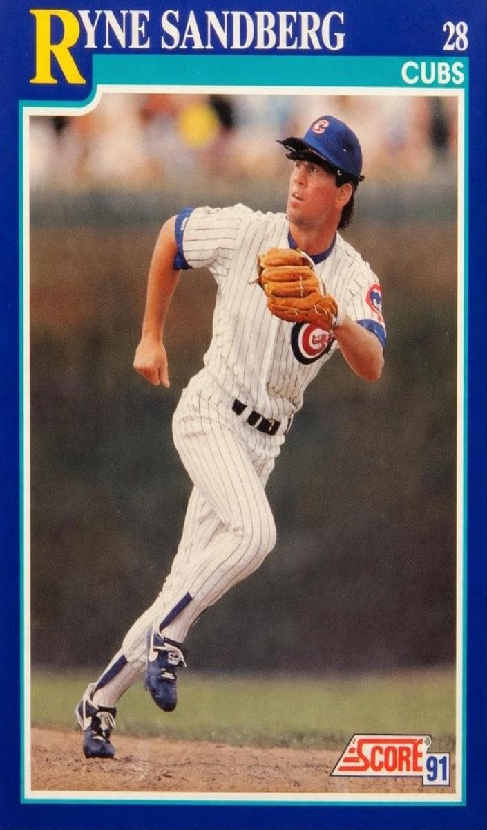 Ryne Sandberg 1991 panini Score
