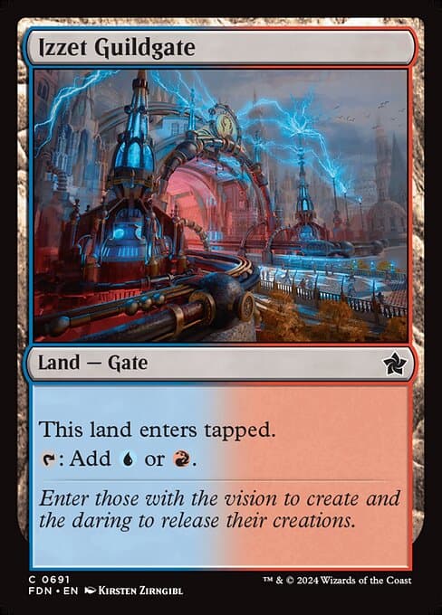 Izzet Guildgate 2019 Magic: The Gathering Commander 2019