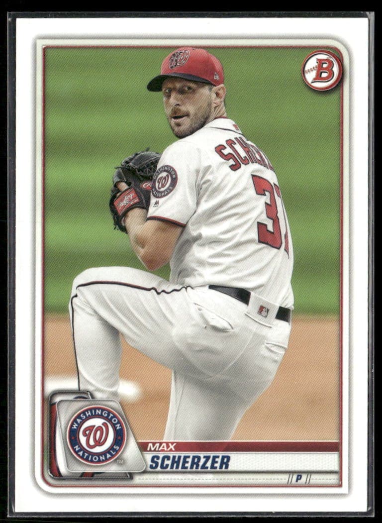 Max Scherzer 2020 bowman Bowman
