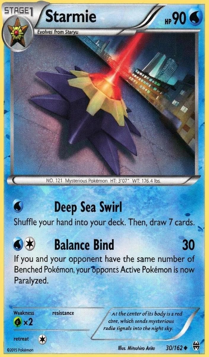 Starmie 2015 Pokemon