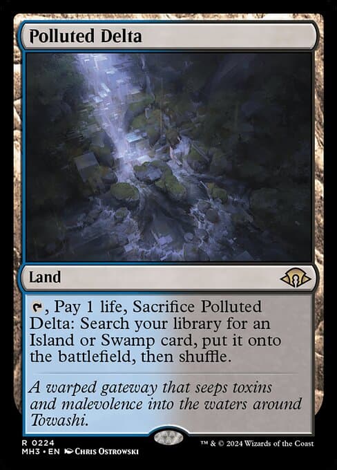 Polluted Delta 2002 Magic: The Gathering Onslaught