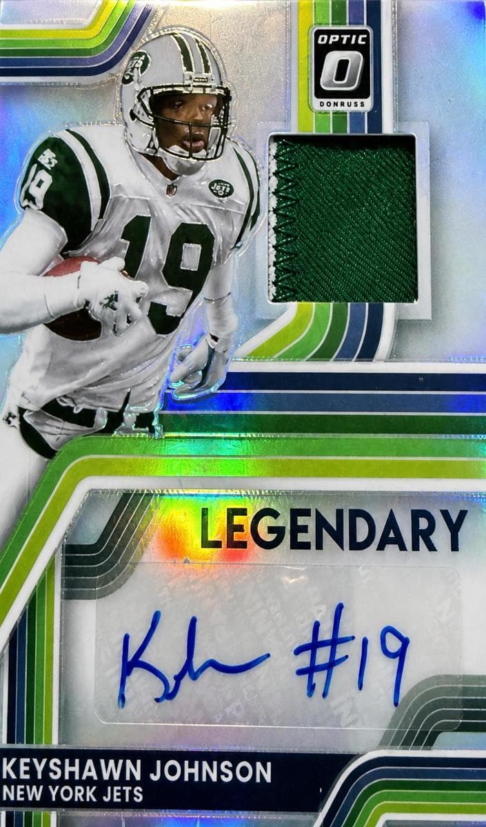 Keyshawn Johnson 2025 panini Donruss Optic