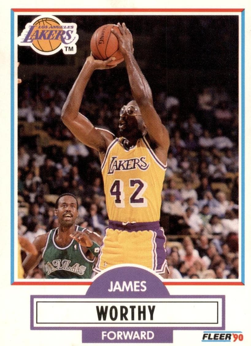 James Worthy trading card