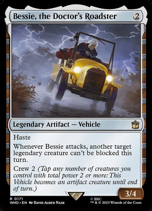 Bessie, the Doctor's Roadster 2023 Magic: The Gathering Doctor Who