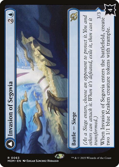 Invasion of Segovia // Caetus, Sea Tyrant of Segovia #63